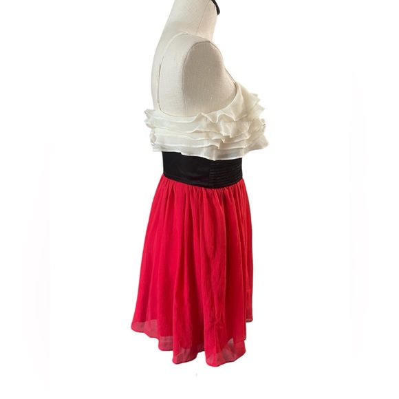 Ruffle Mini Dress with zipper - Picture 3 of 7